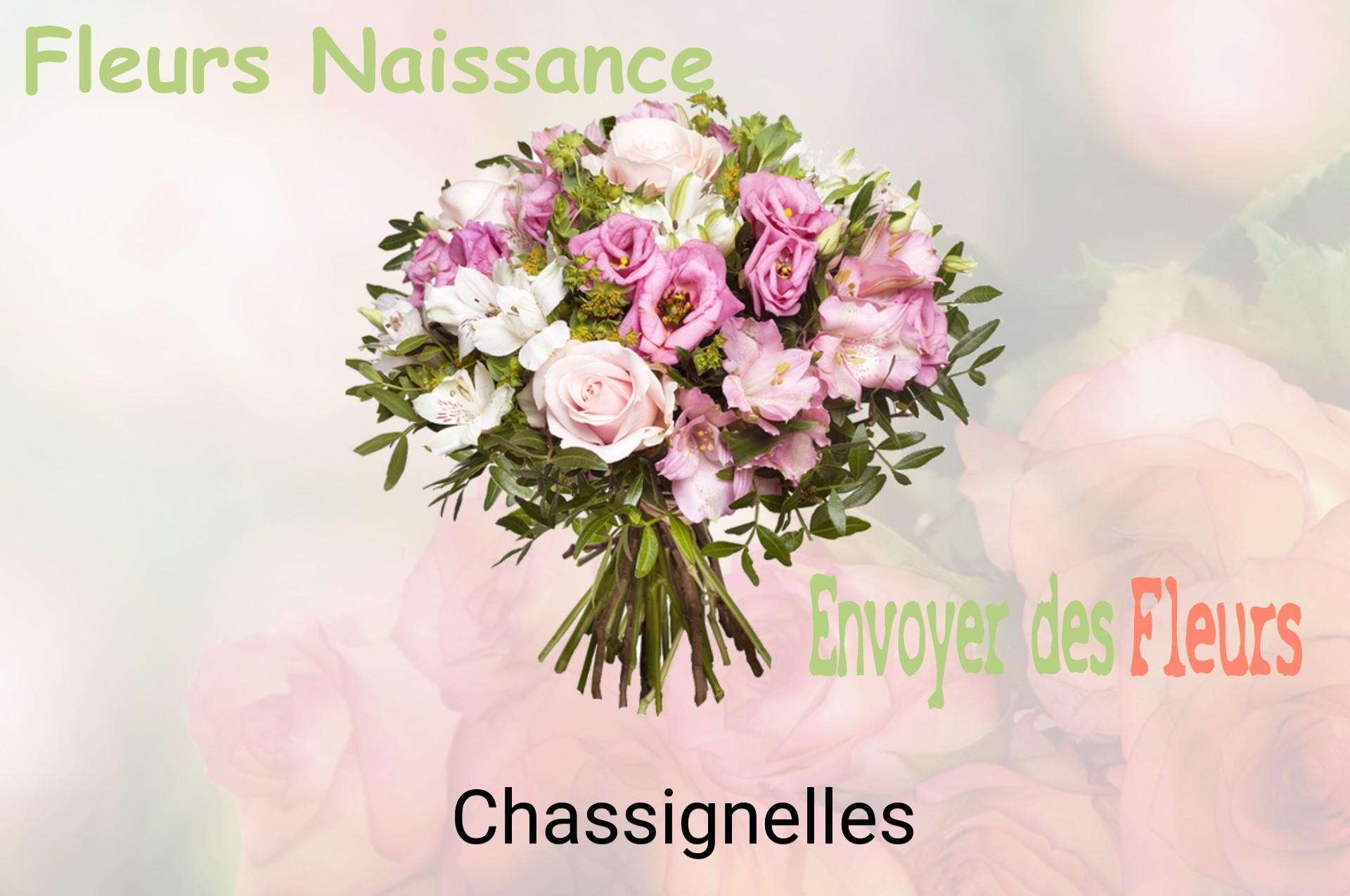 Bouquet de fleurs de naissance livré à Chassignelles